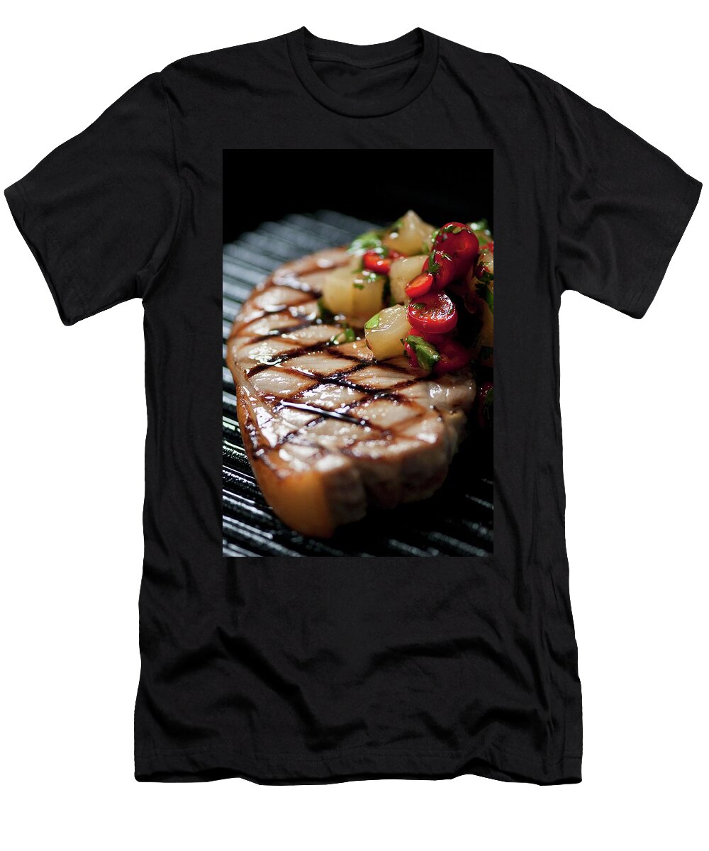 A Grilled Pork Chop with a Pineapple and Chilli Salsa Tomasz Jakusz T-Shirt