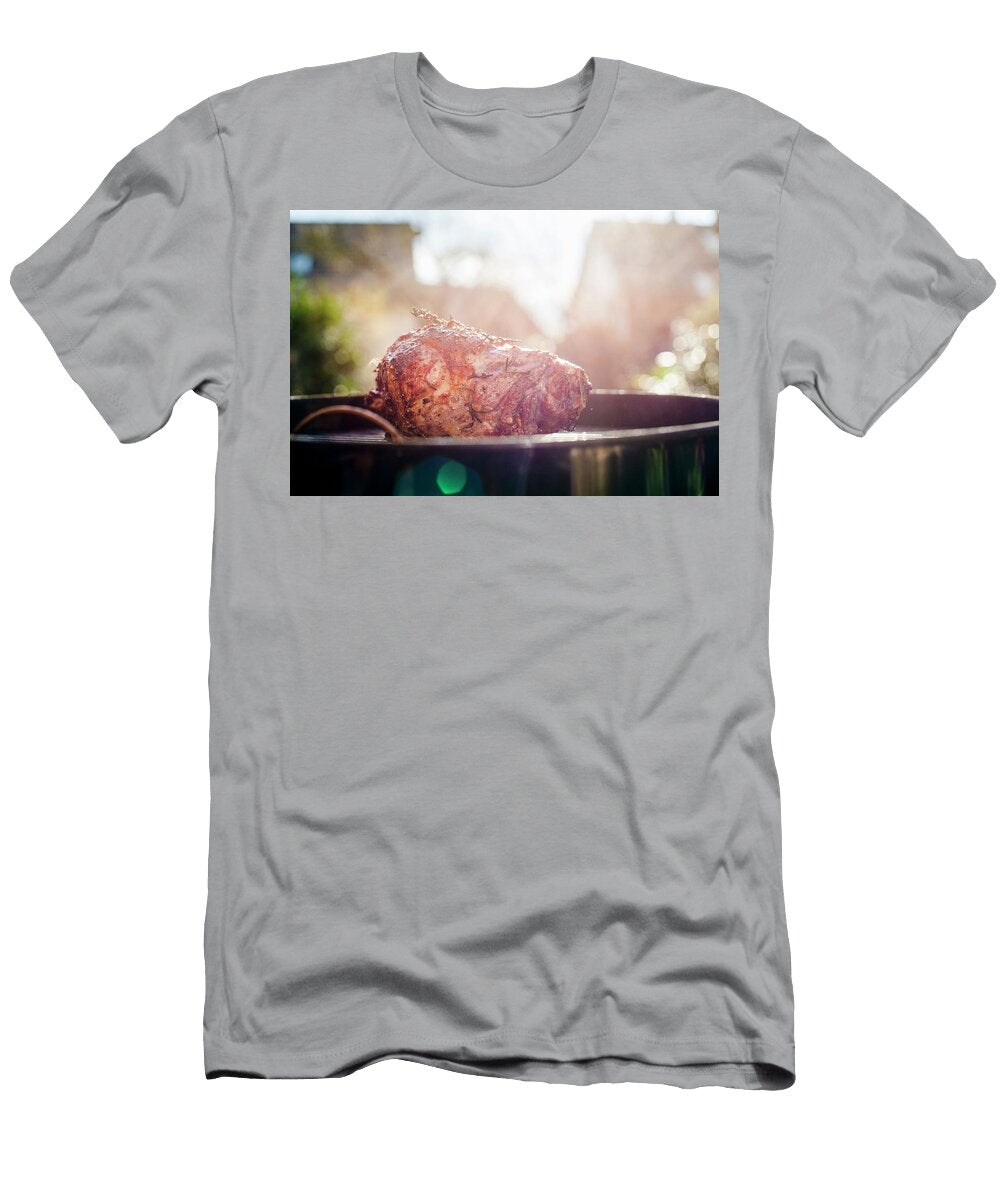 A Knuckle of Lamb on a Barbecue Sebastian Schollmeyer T-Shirt