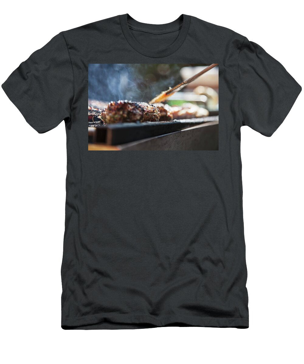 A Meat Kebab on the Barbecue Lerner Danny T-Shirt