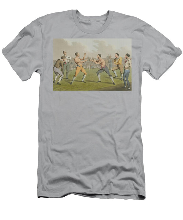 A Prize Fight Aquatinted By I Clark Henry Thomas Alken T-Shirt