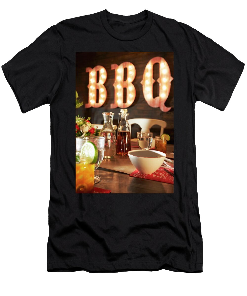 A Table in a Barbecue Restaurant Rannells Greg T-Shirt