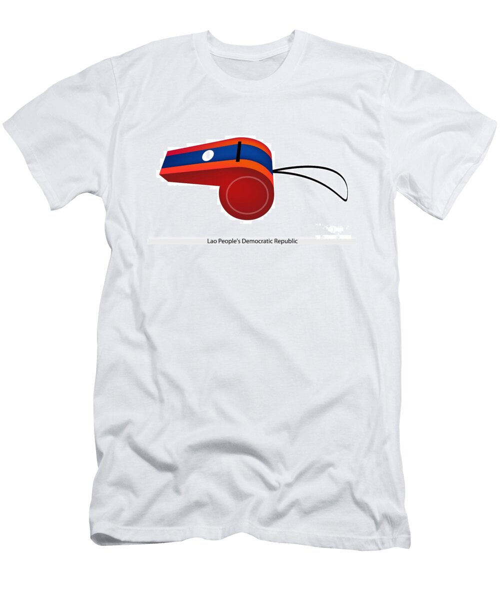 A Whistle of Lao Peoples Democratic Republic Iam Nee T-Shirt