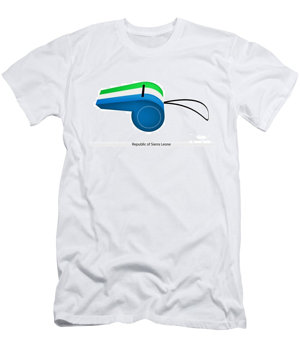 A Whistle of Republic of Sierra Leone Iam Nee T-Shirt