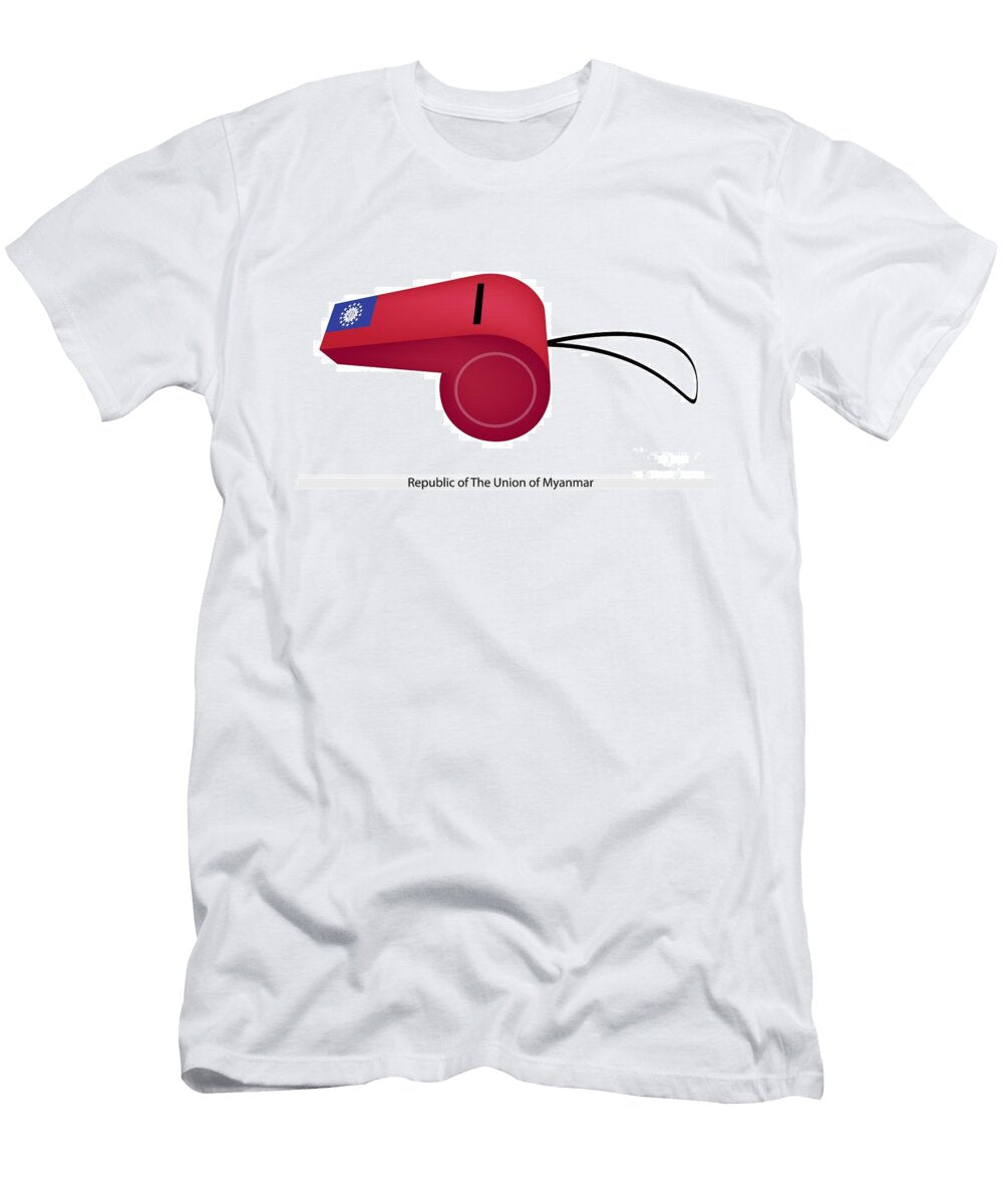 A Whistle of Republic of the Union of Myanmar Iam Nee T-Shirt
