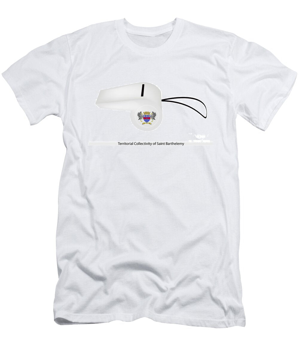 A Whistle of Territorial Collectivity of Saint Barthelemy Iam Nee T-Shirt