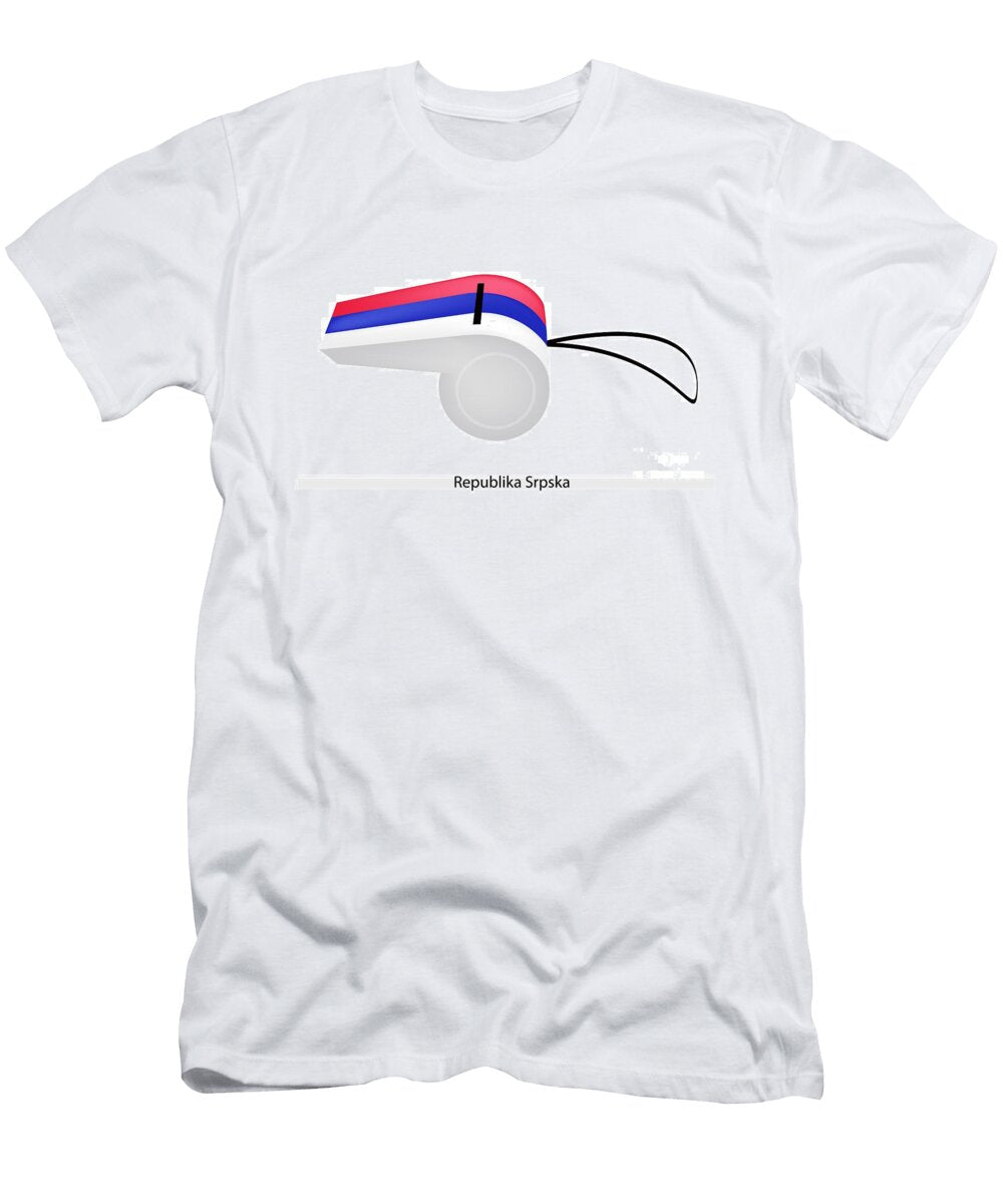 A Whistle of the Republika Srpska Flag Iam Nee T-Shirt