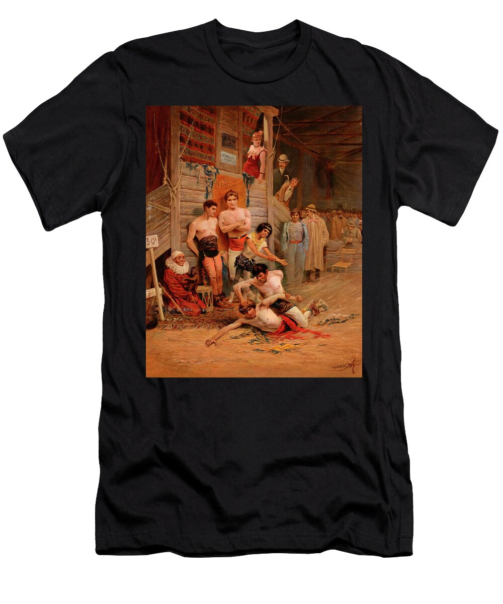 A Wrestling Match British School T-Shirt