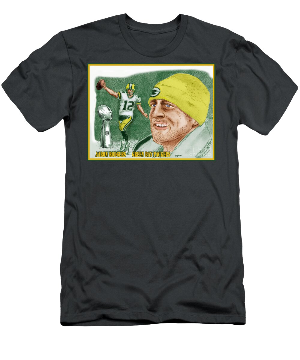 Aaron Rodgers Chris Delvecchio T-Shirt