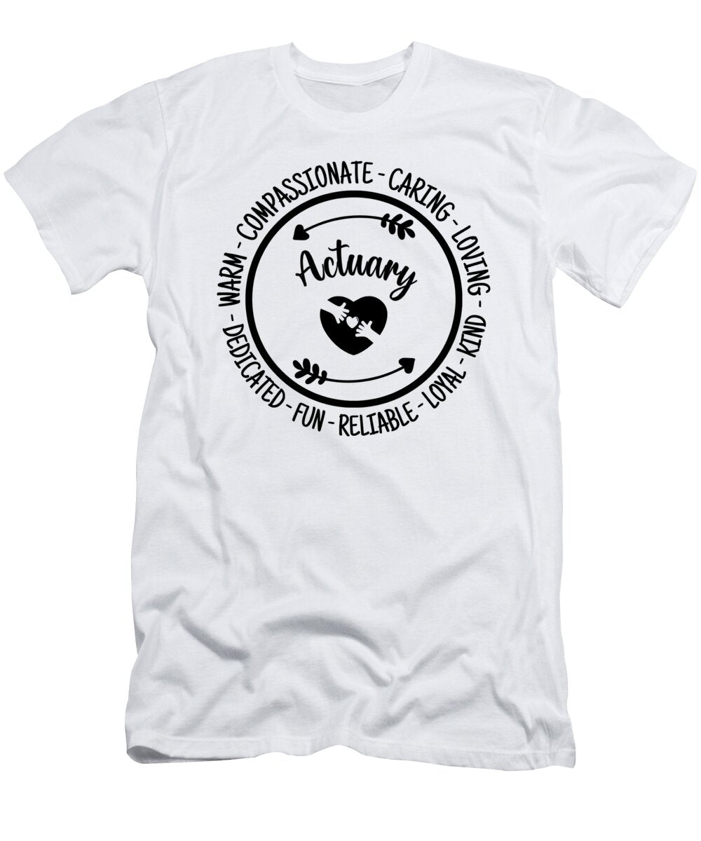 Actuary Business Professional Solver Actuaries Appreciation Jensen Cena T-Shirt