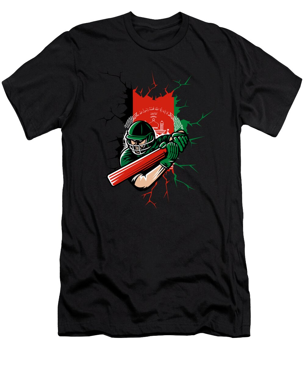 Afghanistan Cricket Kit 2019 Afghani International Fans Gift Martin Hicks T-Shirt