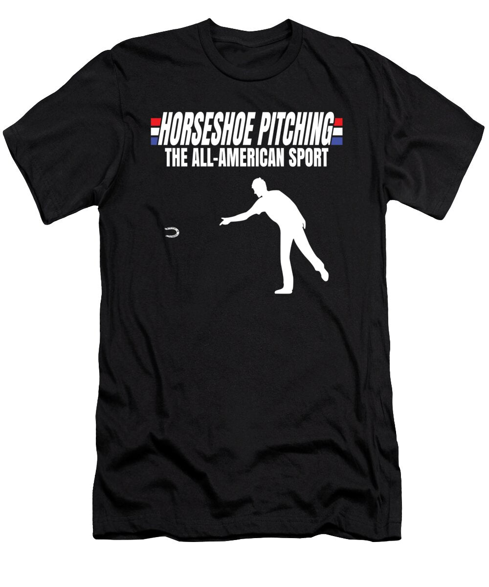 All American Sport Horseshoe Pitching Me T-Shirt