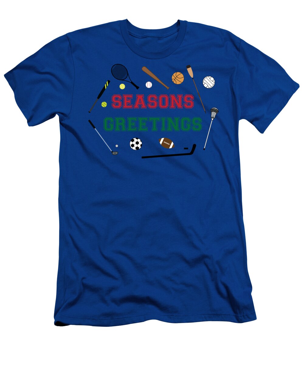 All Sports Seasons Greetings College Mascot Designs T-Shirt