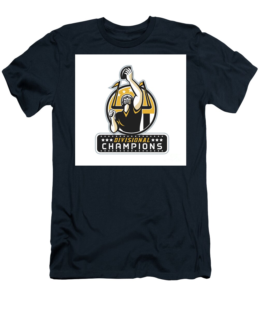 American Football Divisional Champions Retro Aloysius Patrimonio T-Shirt
