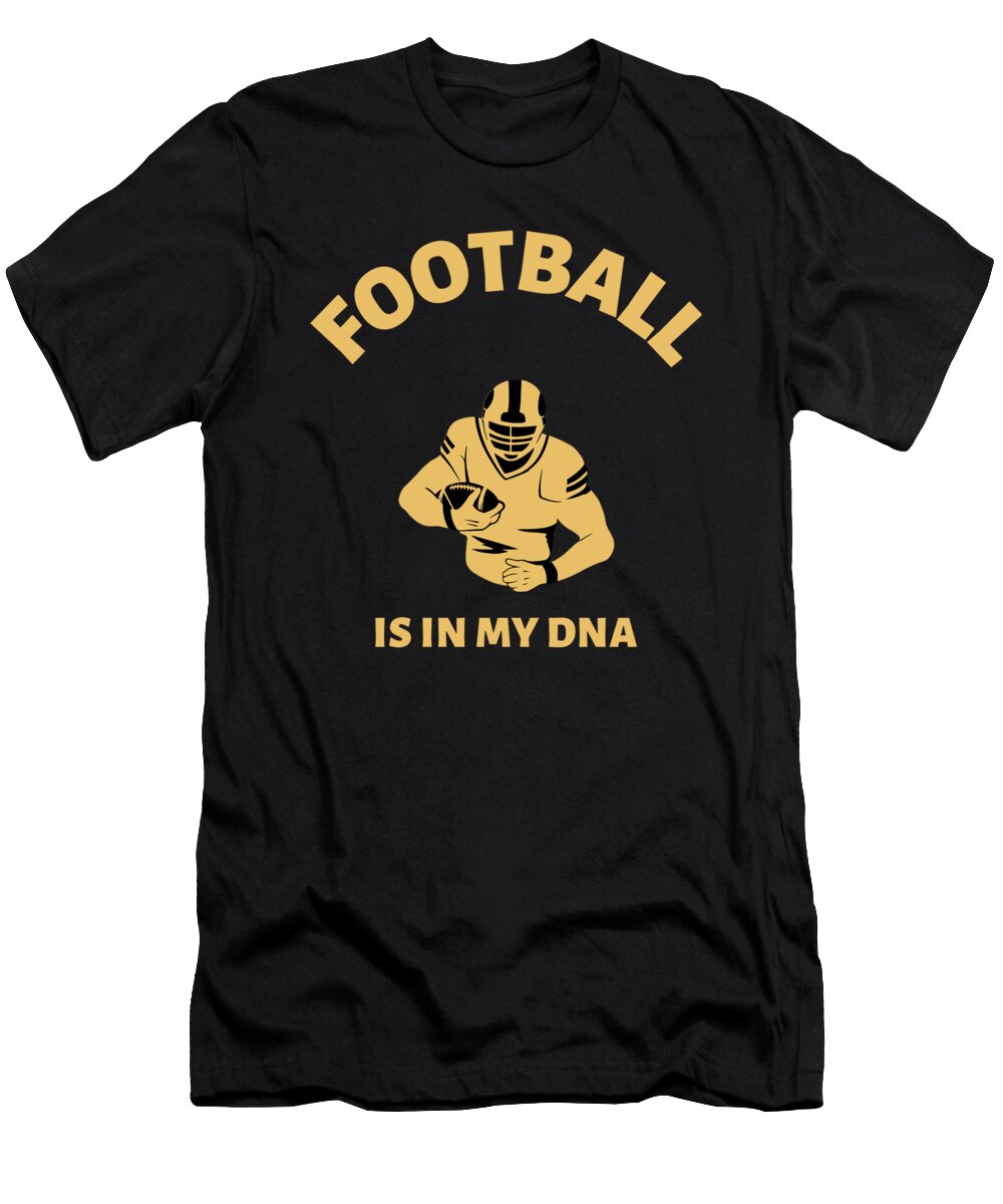 American Football Dna Fingerprint Defensive End Justus Ratzke T-Shirt