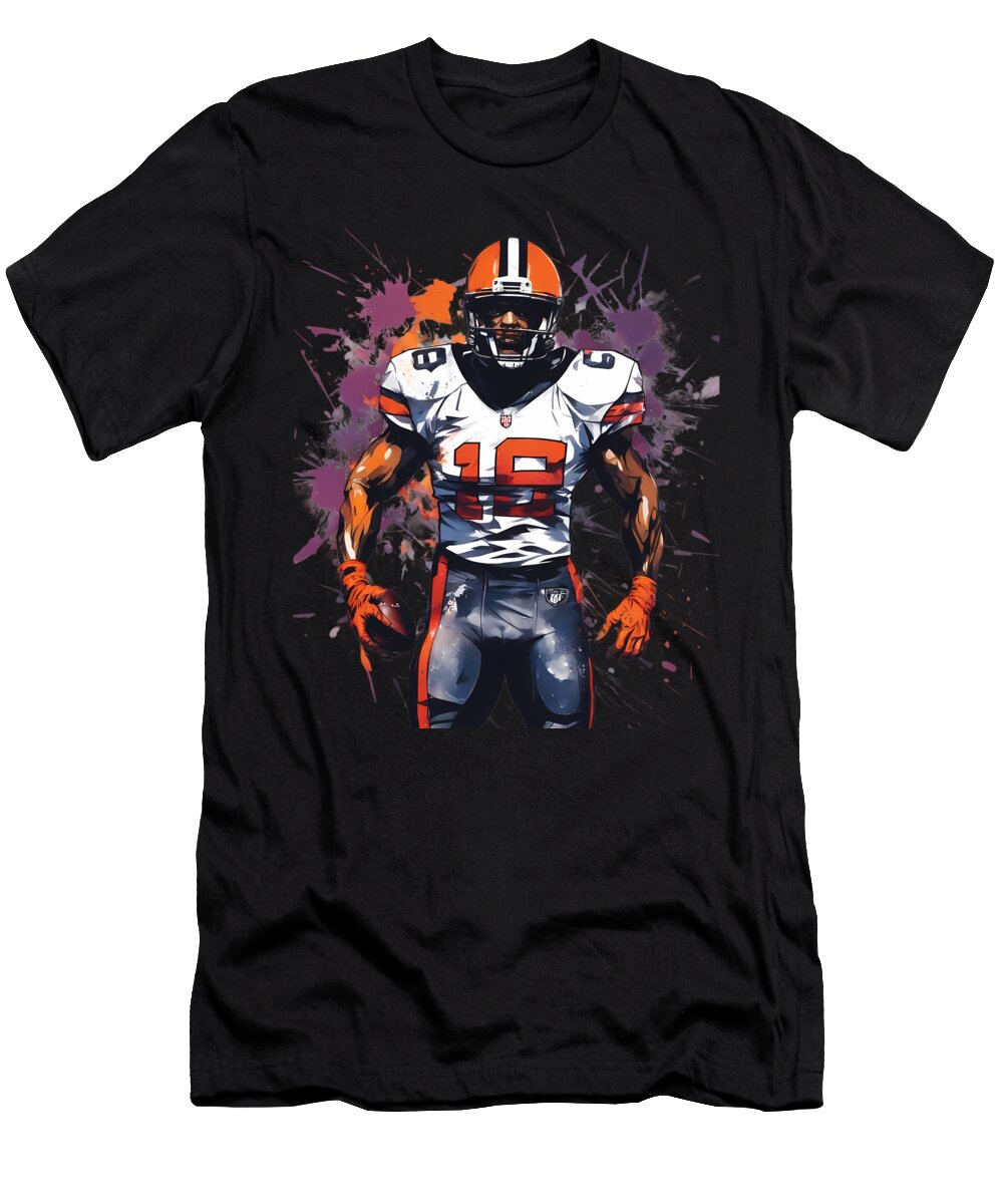 American Football Fullback Anime Girl Nft T-Shirt