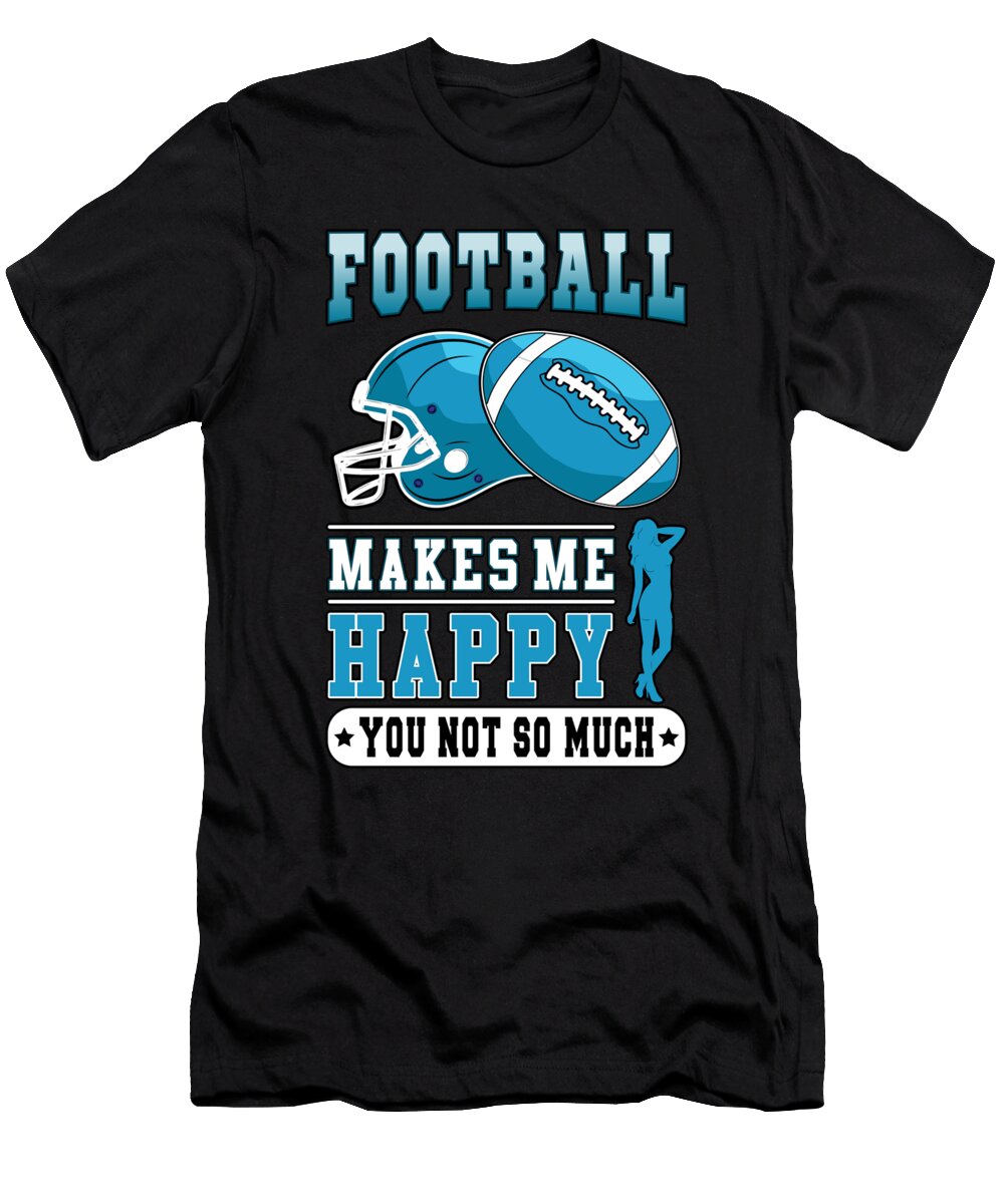 American Football Game Team Sports Funny Gift Idea Tshirtconcepts Marvin Poppe T-Shirt