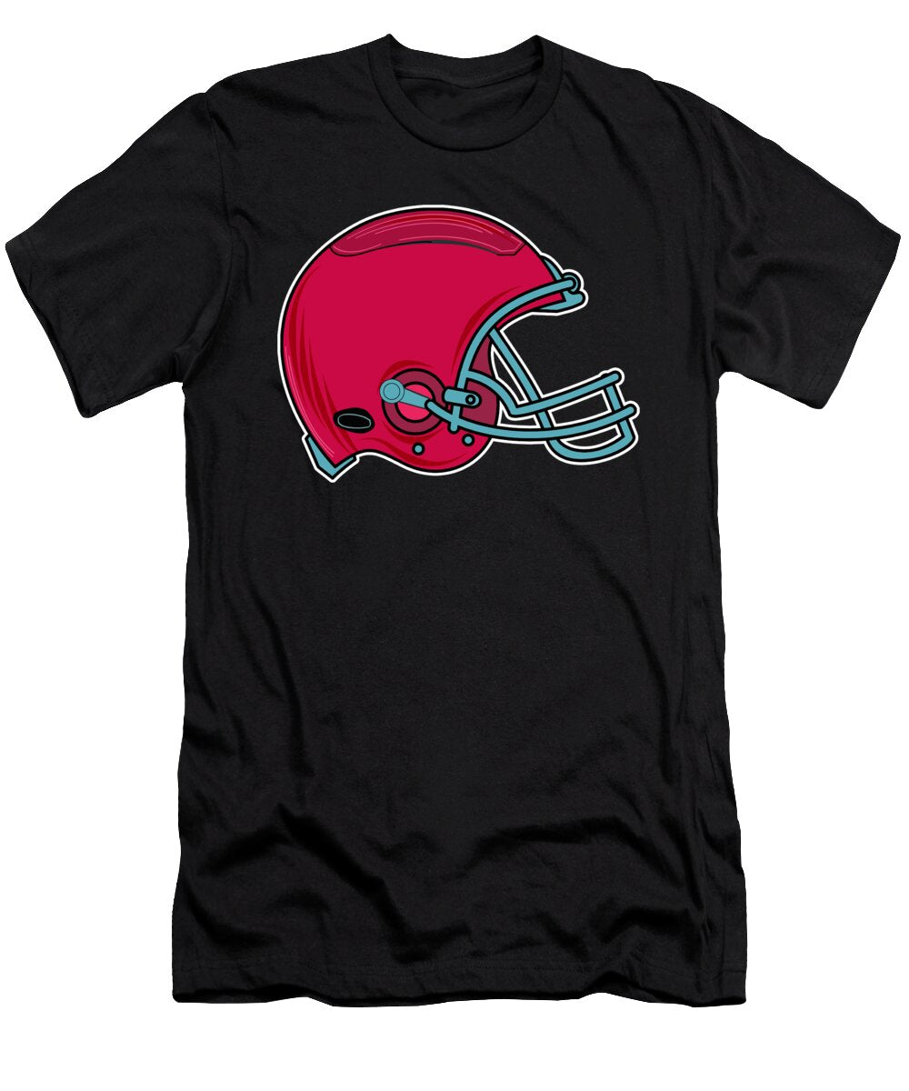 American Football Helmet USA Ball Player Gift Muc Designs T-Shirt