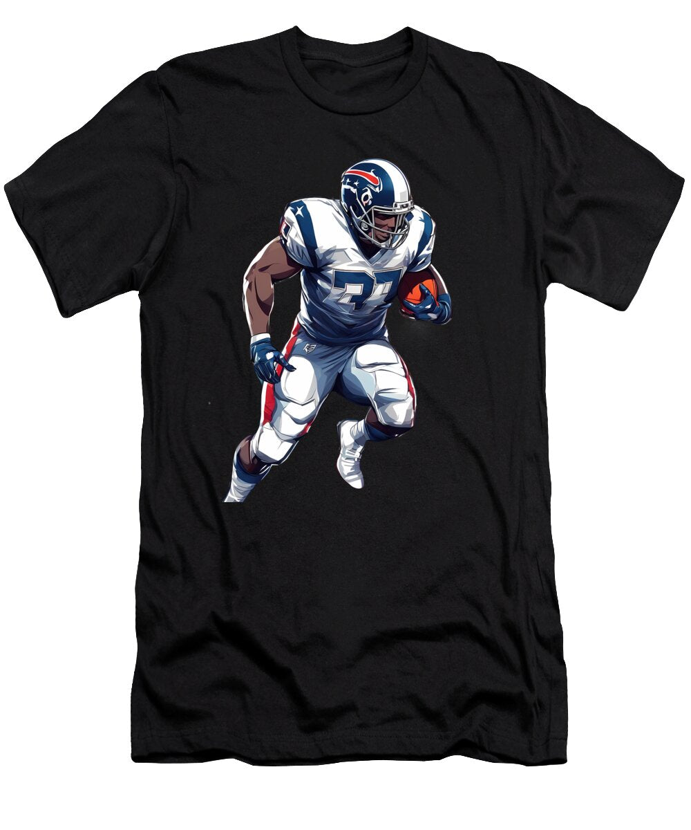 American Football Offensive End Anime Girl Nft T-Shirt