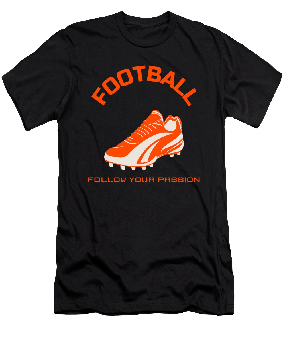 American Football Planet Vintage Rugby Ball Martin Perzul T-Shirt