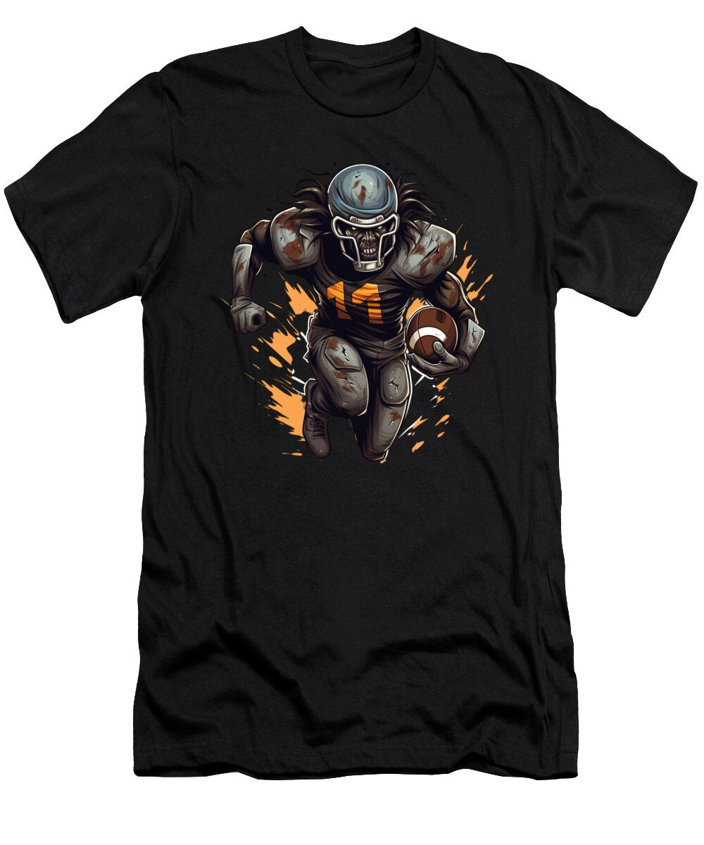 American Football Player Monster Licensed Ai Art T-Shirt