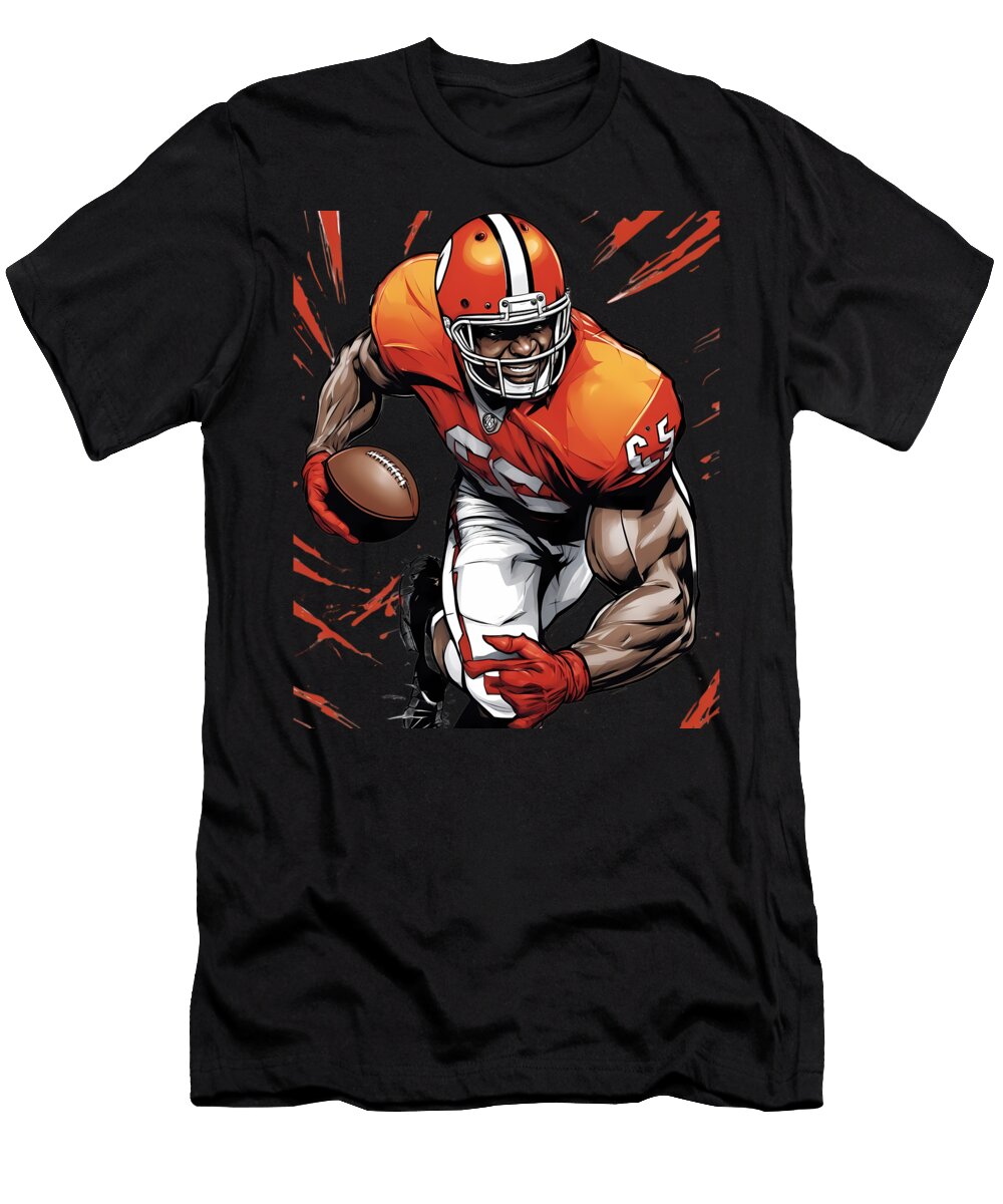 American Football Quarterback Anime Girl Nft T-Shirt