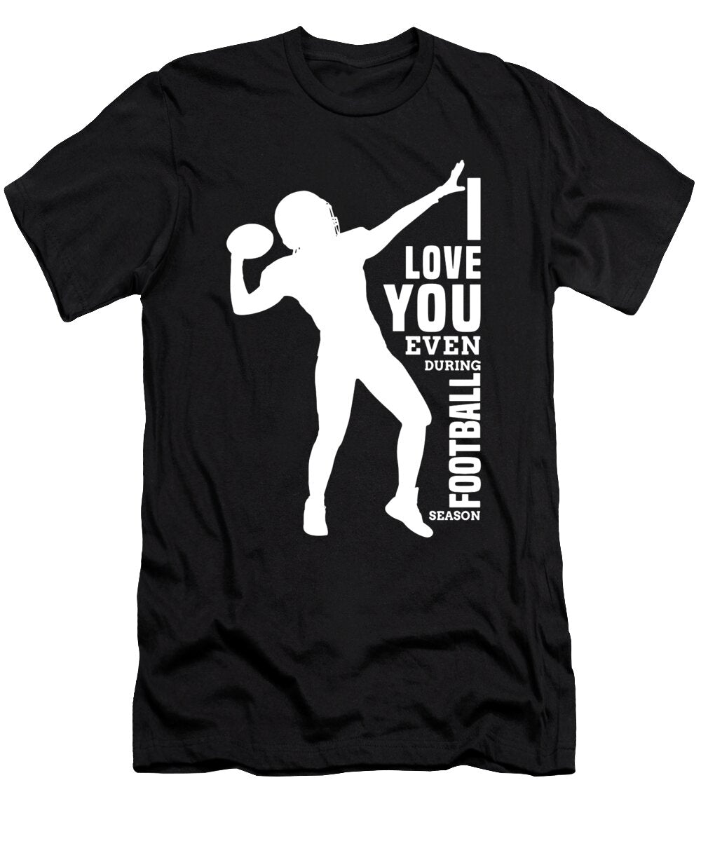 American Football Quarterback Football Helmet Steven Zimmer T-Shirt