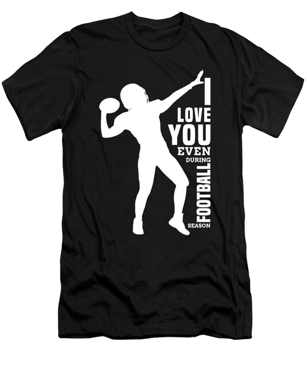 American Football Quarterback Football Helmet Steven Zimmer T-Shirt