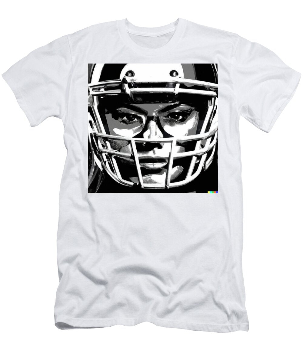 American Football Quarterback Girl Manuel Derber T-Shirt