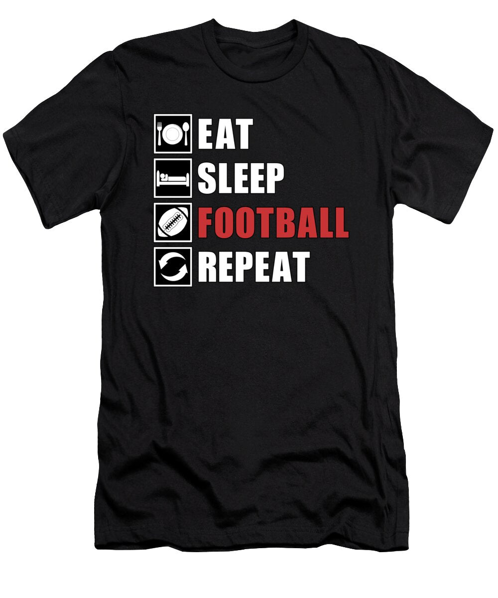 American Football Repeat Team Sports Game USA Gift Tshirtconcepts Marvin Poppe T-Shirt