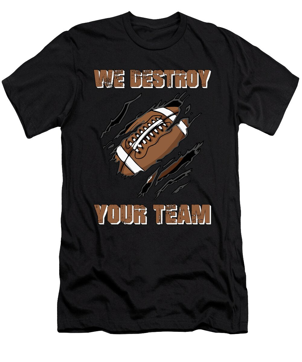 American Football Team Game USA Player Sports Gift Tshirtconcepts Marvin Poppe T-Shirt