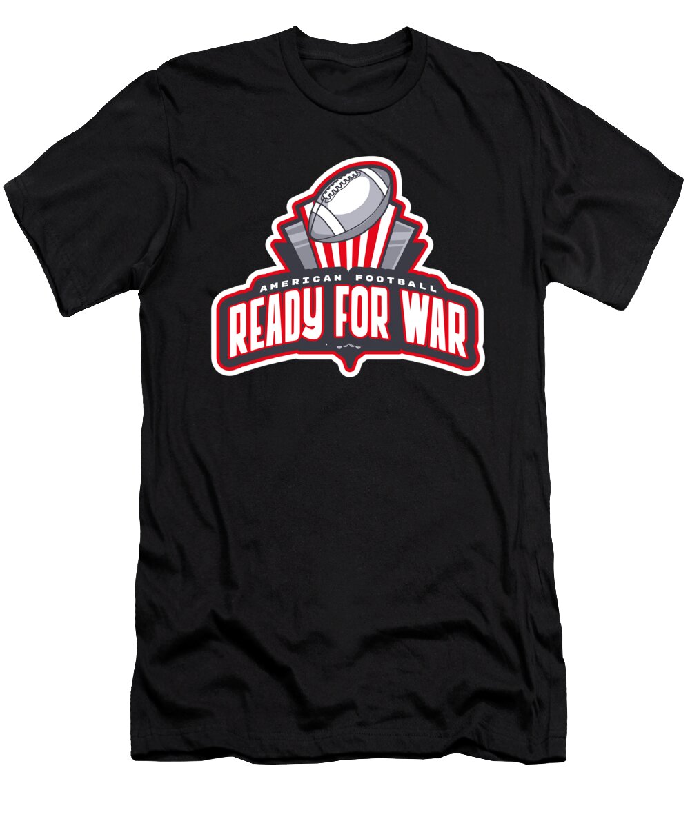 American Football War Ball USA Patriotic Gift Justus Ratzke T-Shirt