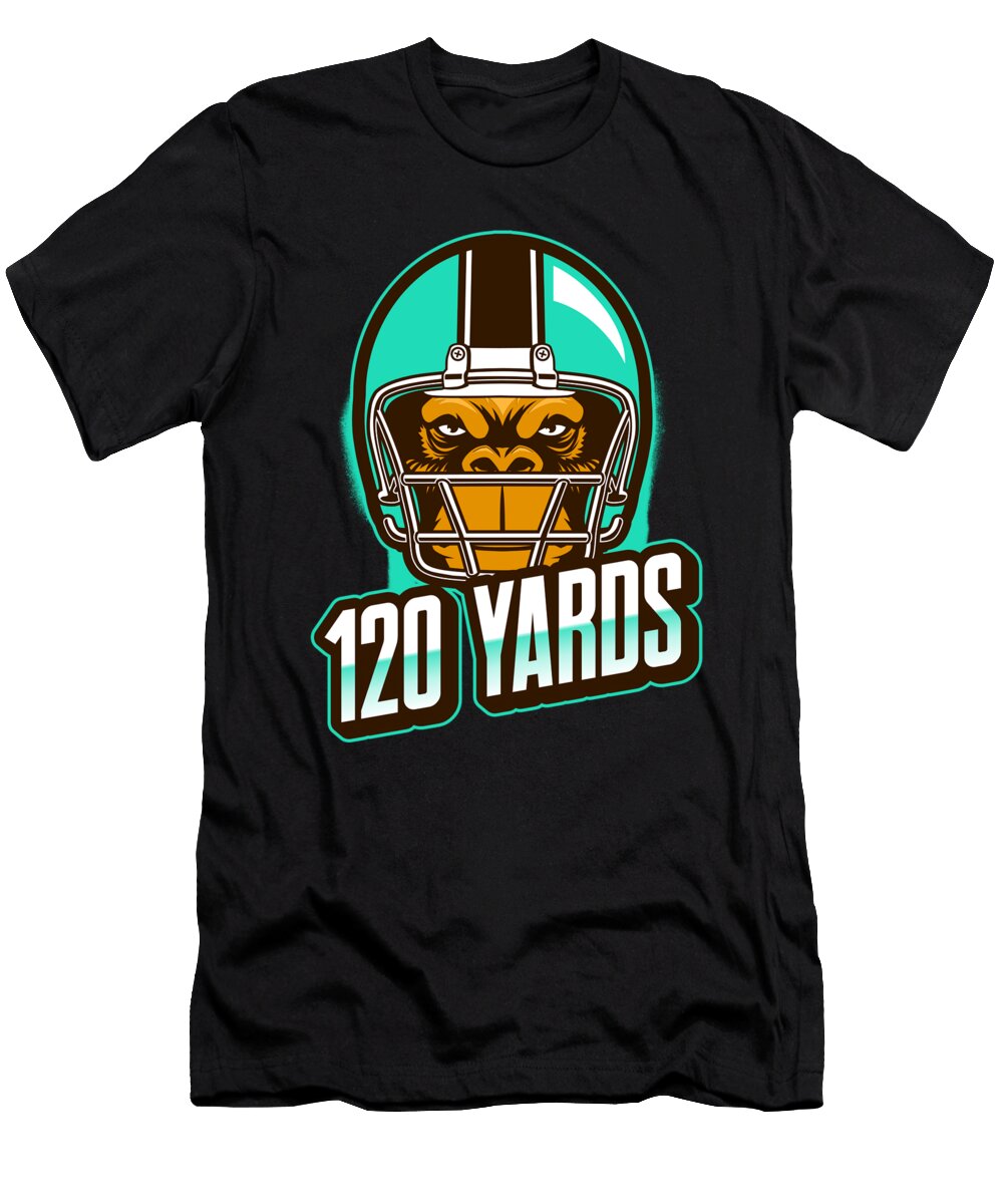 American Football Wide Receiver Quarterback Yards Justus Ratzke T-Shirt