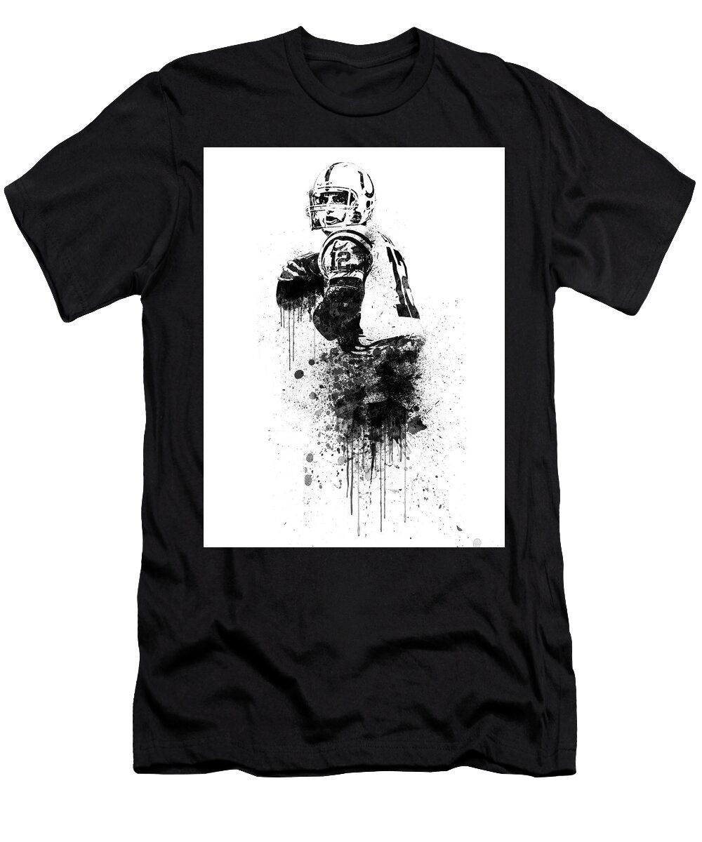 Andrew Luck Watercolor Naxart Studio T-Shirt