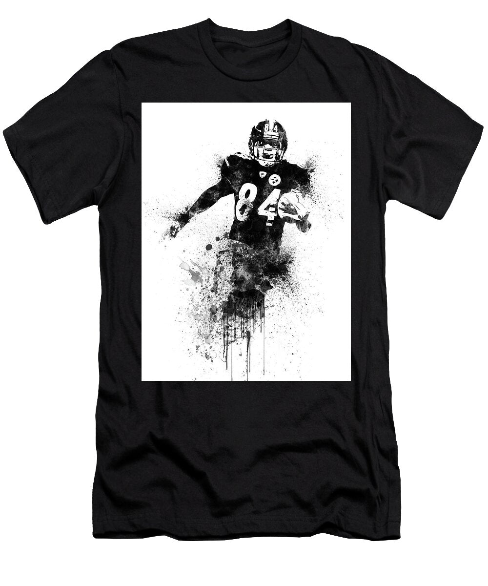 Antonio Brown Watercolor I Naxart Studio T-Shirt
