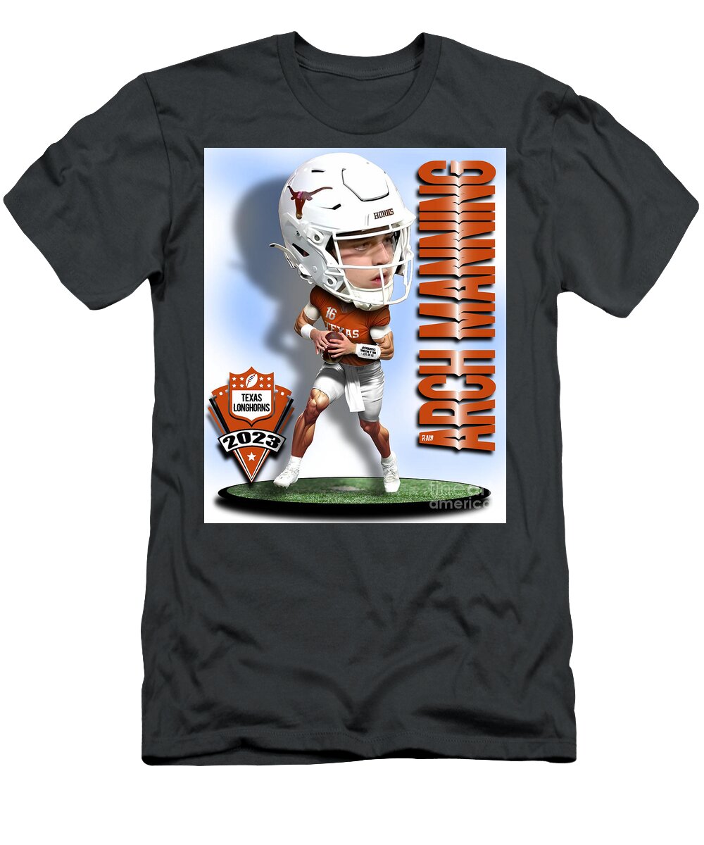 Arch Manning Texas Longhorns Bobble Head 1 Robert Williams T-Shirt