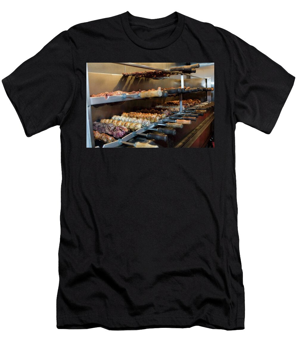 Assorted Skewered Grilled Meats Rank Erik T-Shirt