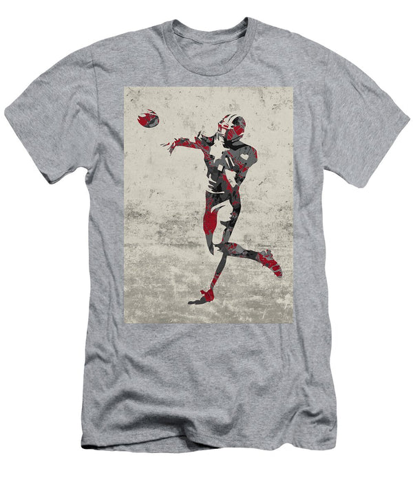 Atlanta Falcons Quarterback Football Player Paint Splatters Abstract Portrait Design Turnpike T-Shirt