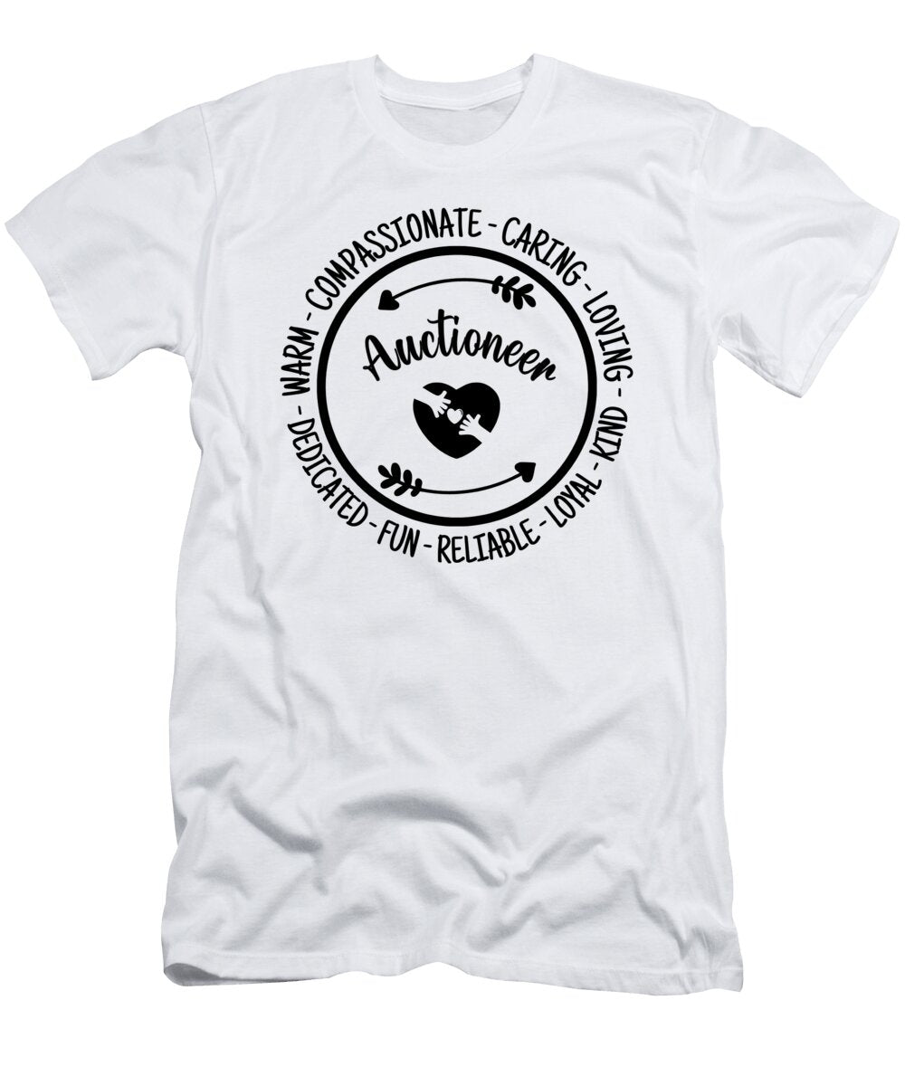 Auctioneer Funny Appreciation Quotes Jensen Cena T-Shirt