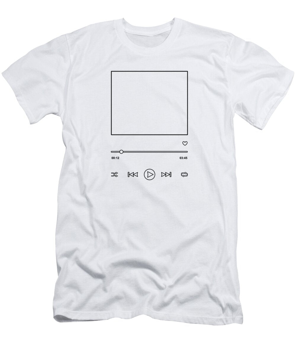 Audio Controls Vector Tim Hester T-Shirt