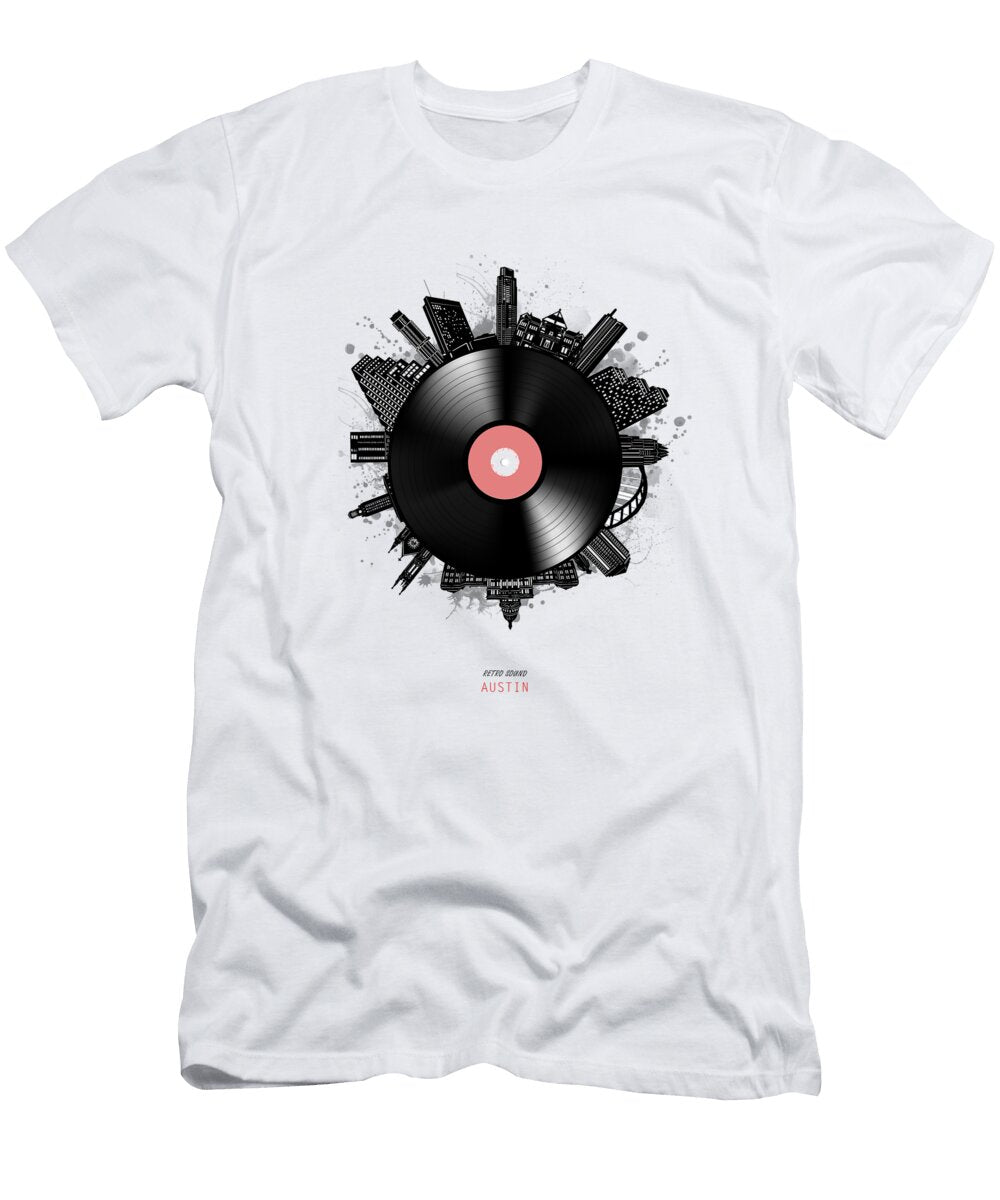 Austin Skyline Vinyl Bekim M T-Shirt