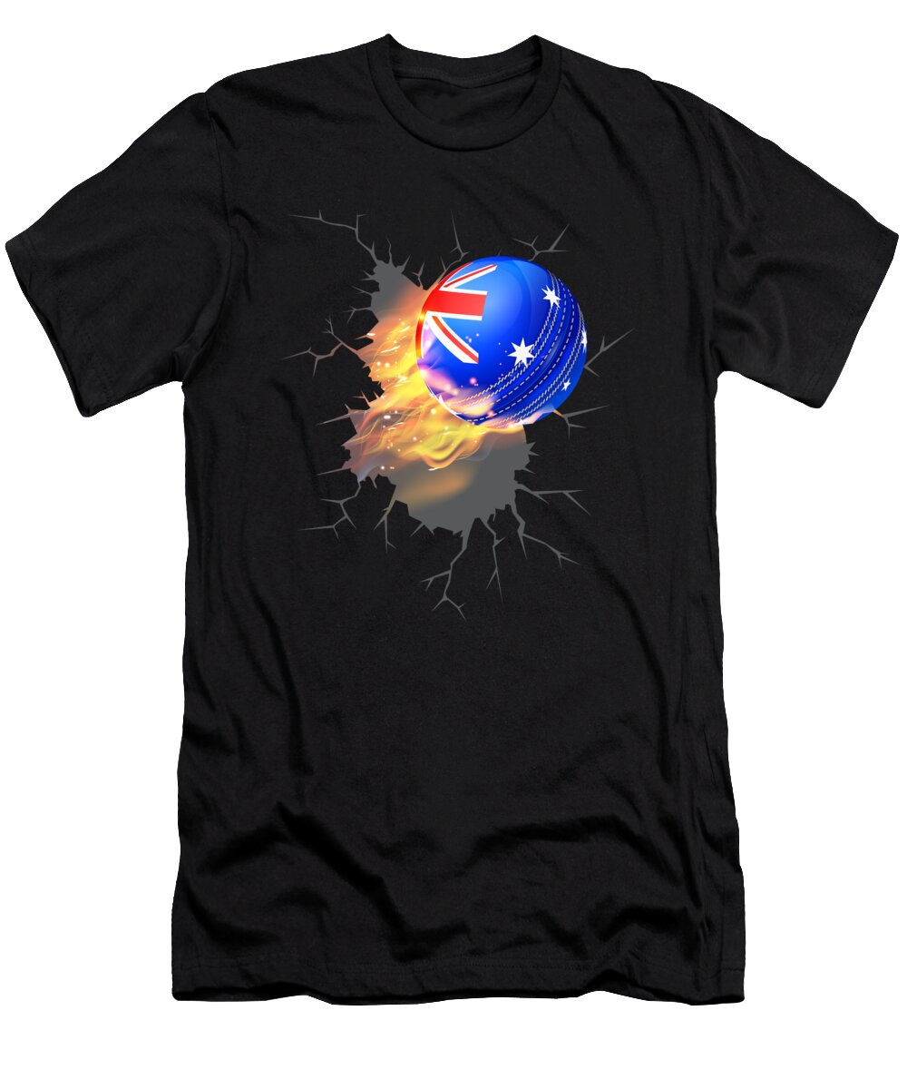 Australia Cricket Kit 2019 Australian International Fans Gift for Players Coaches and Supporters Martin Hicks T-Shirt