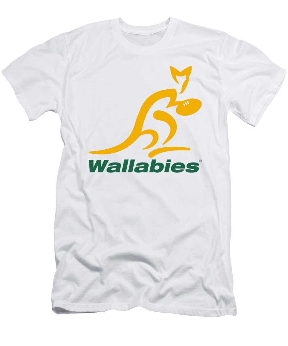 Australia Rugby Logo the Wallaby Lufia Tri T-Shirt