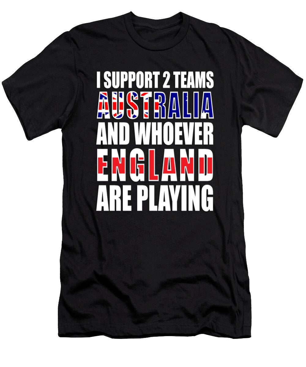 Australia Sports Supporter England Joke Funny Tinh Tran Le Thanh T-Shirt