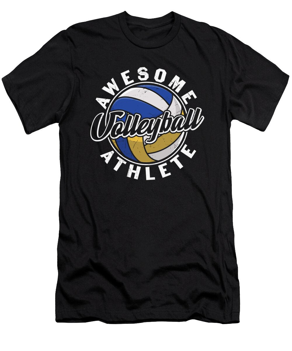 Awesome Volleyball Athlete Volleyball Player Gifts Licensed Art T-Shirt