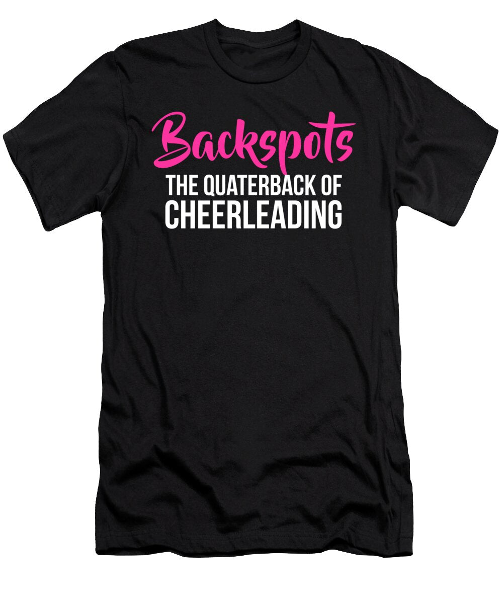 Backspots Cheerleader S the Quarterback Cheerleading Noirty Designs T-Shirt