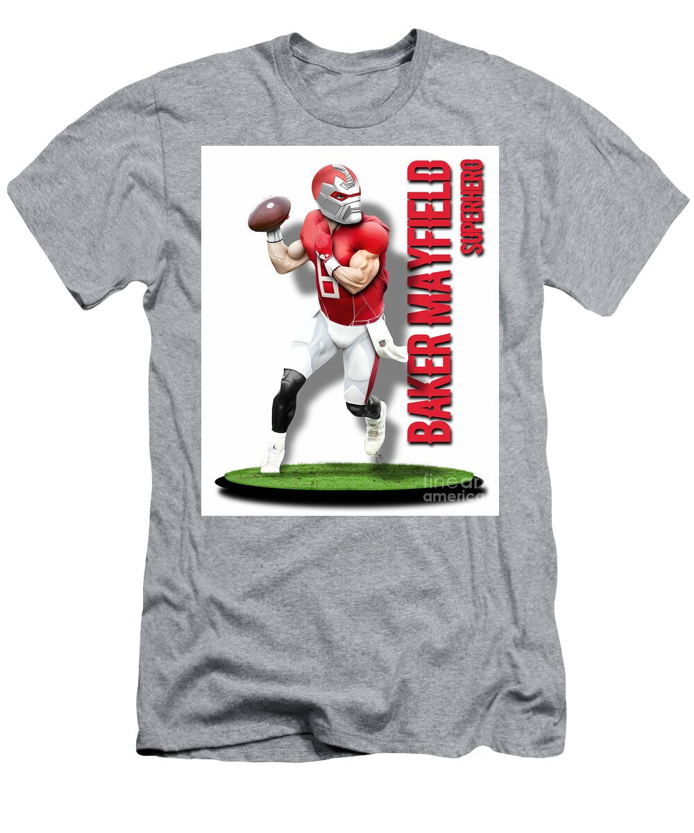 Baker Mayfield Superhero 1 Robert Williams T-Shirt
