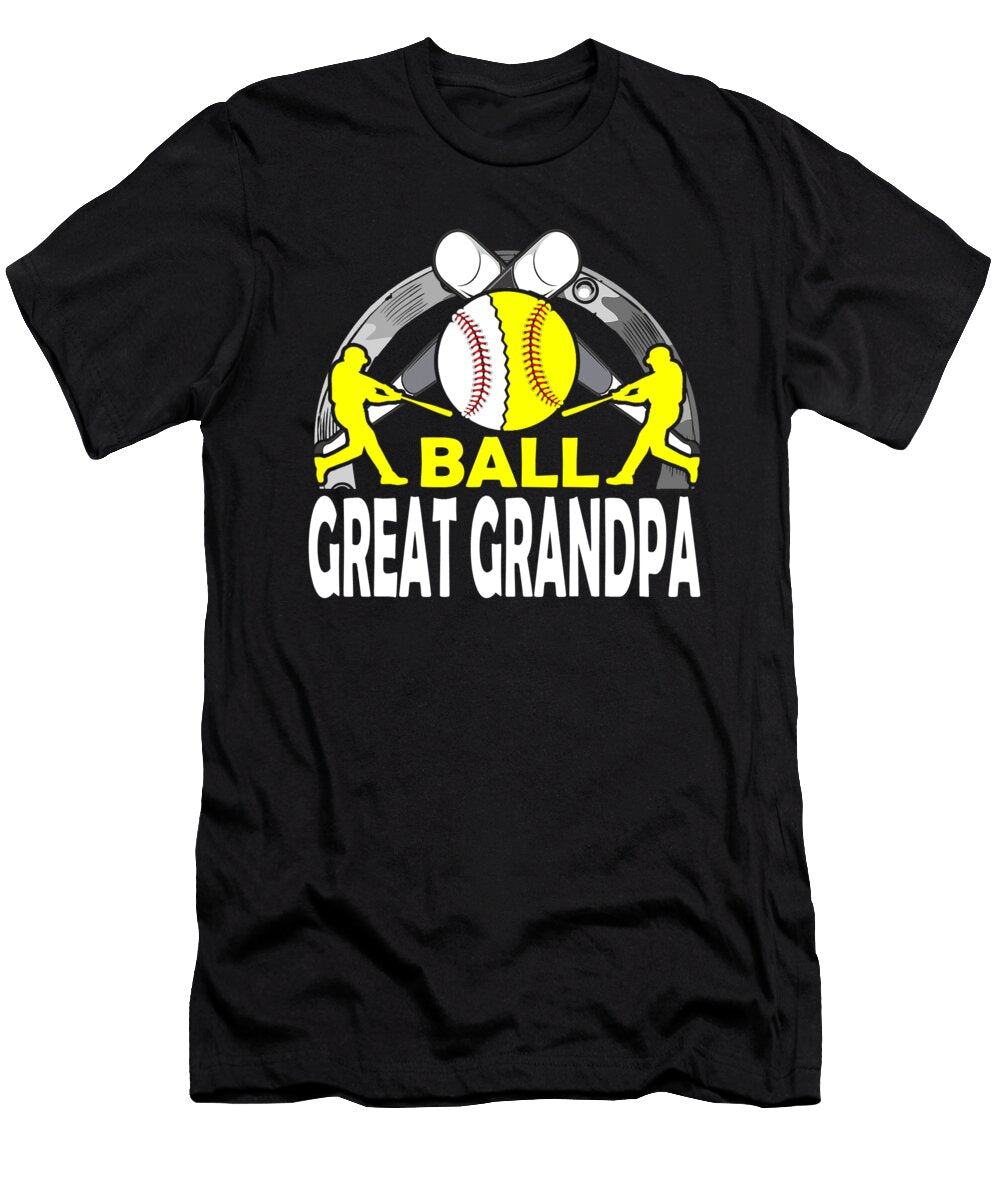 Ball Great Grandpa Baseball Softball Dhbubble T-Shirt