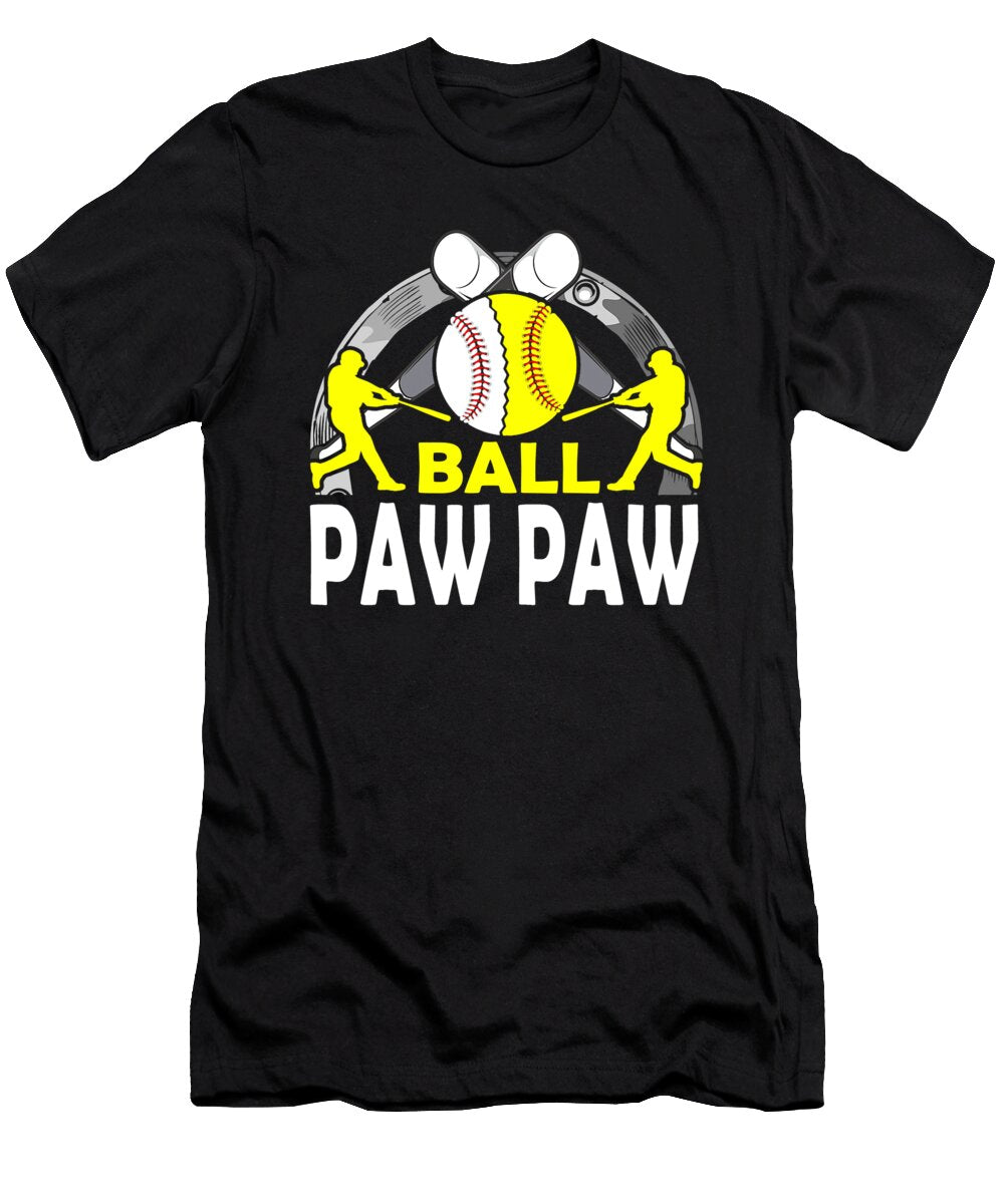 Ball Paw Paw Baseball Softball Dhbubble T-Shirt