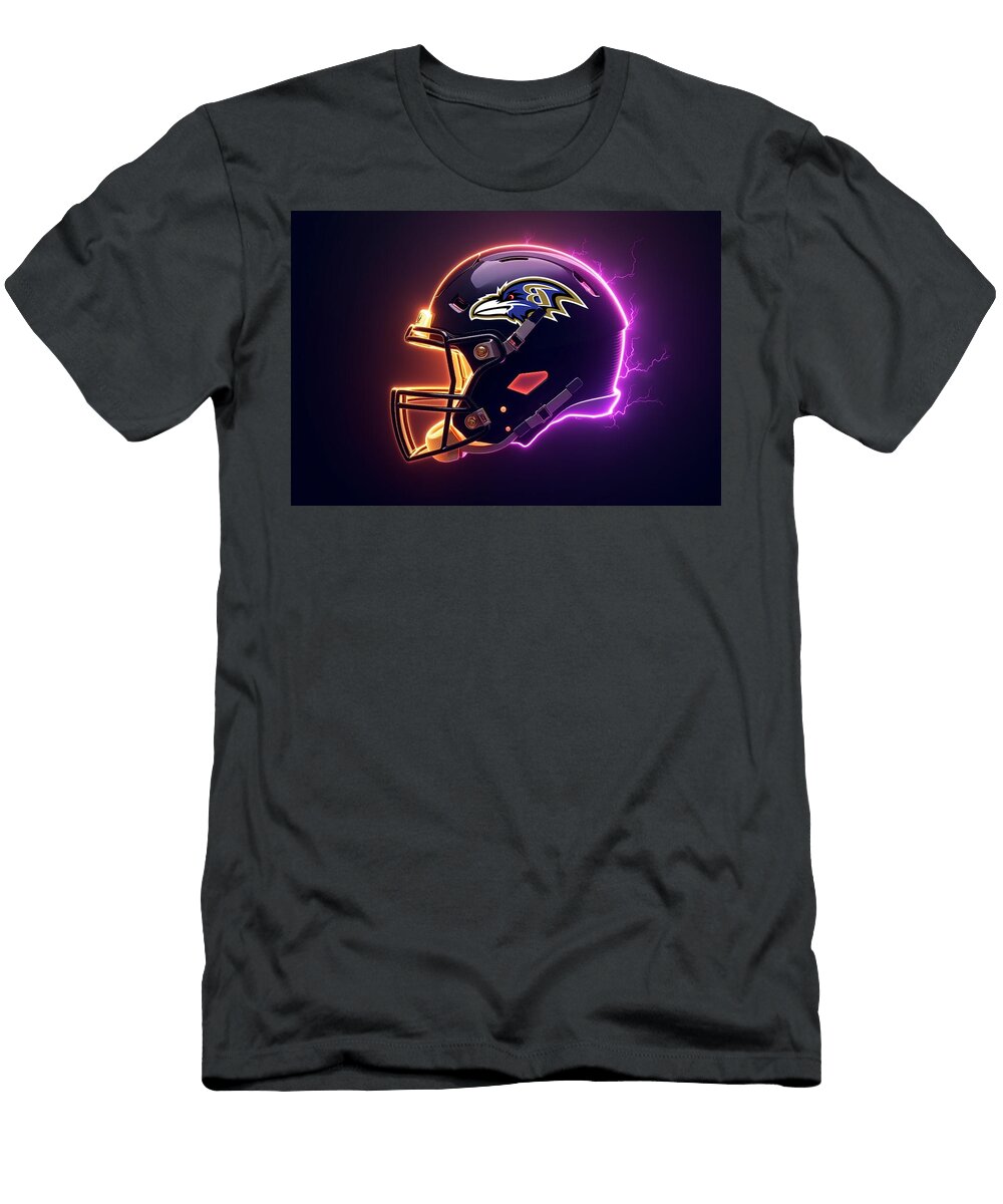 Baltimore Ravens Kevin Walker and Pixel Reverie T-Shirt