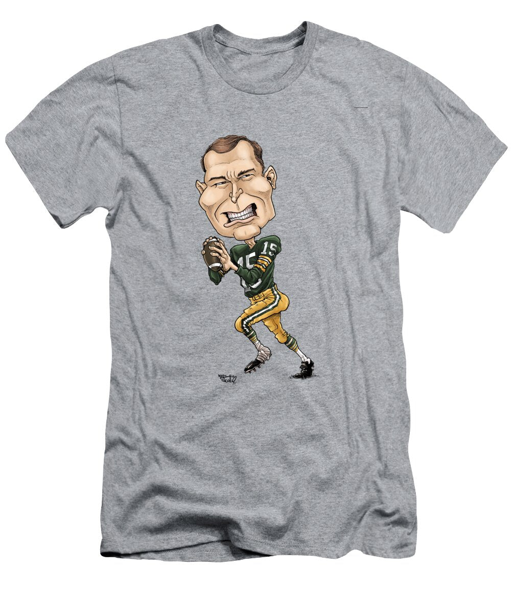 Bart Starr 1966 in Color Mike Scott T-Shirt
